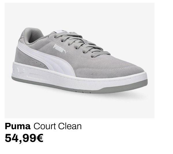Zapatillas Puma Court Clean