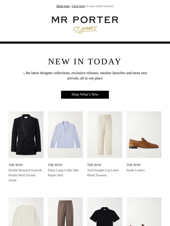 The Row, Balenciaga, Valentino Garavani and more just landed