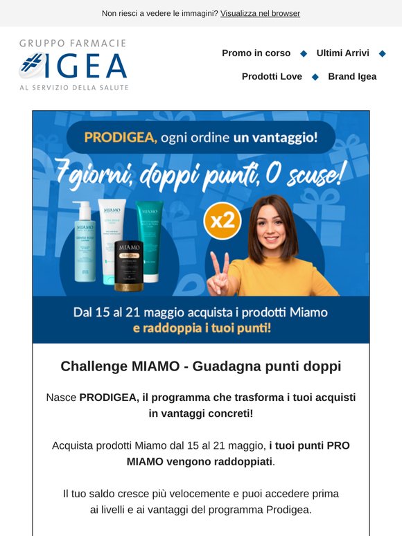 🔥Challenge Prodigea Miamo: punti doppi acquistando i prodotti Filorga