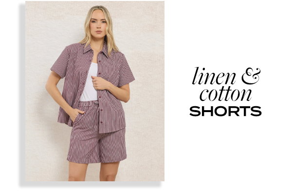 linen and cotton shorts