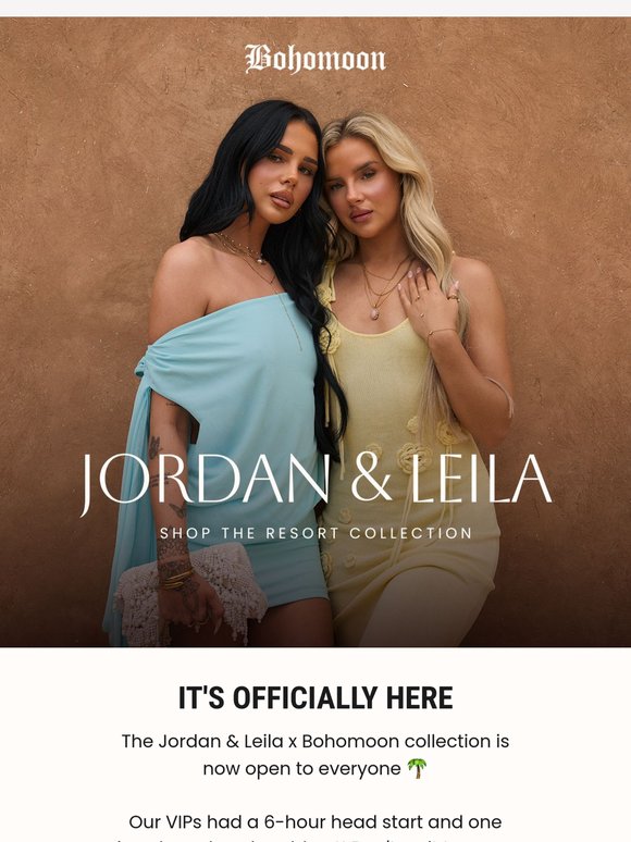 Jordan & Leila x Bohomoon is LIVE