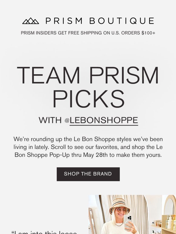 Our Team’s Le Bon Shoppe Picks