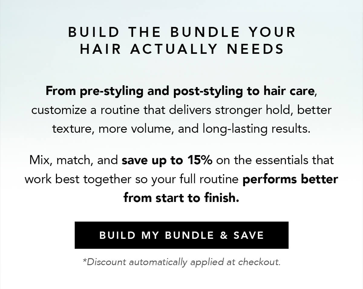 Build The Bundle Your Hair Actually Needs