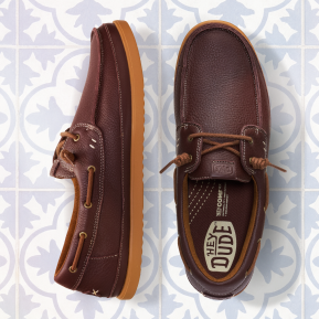 Harbor Lo Craft Leather in Shaved Brown for Him