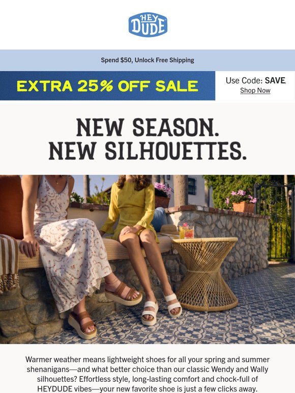 Shoes for every “you should come” moment.
