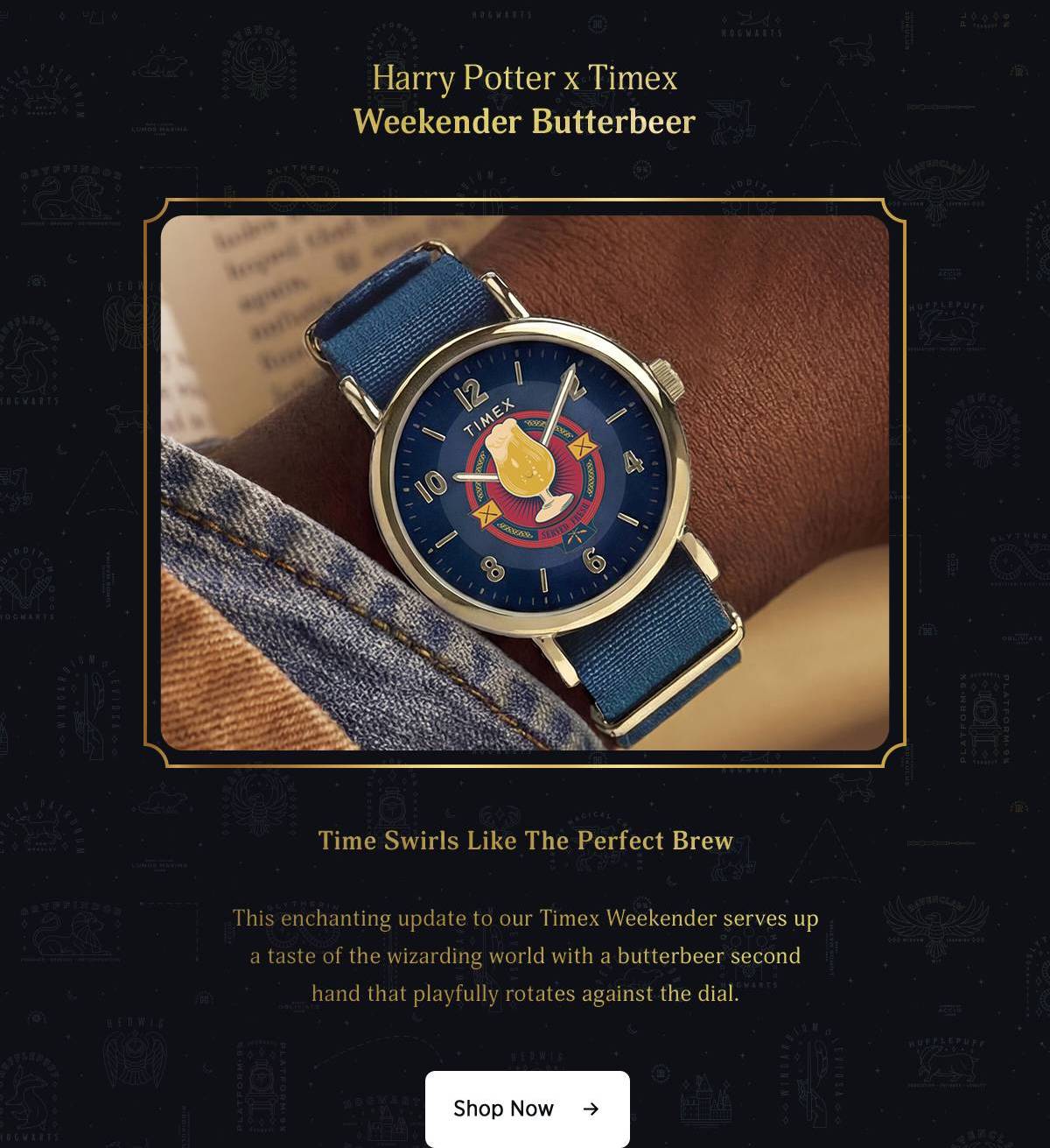 Shop Now (Weekender x Butterbeer) - Timex