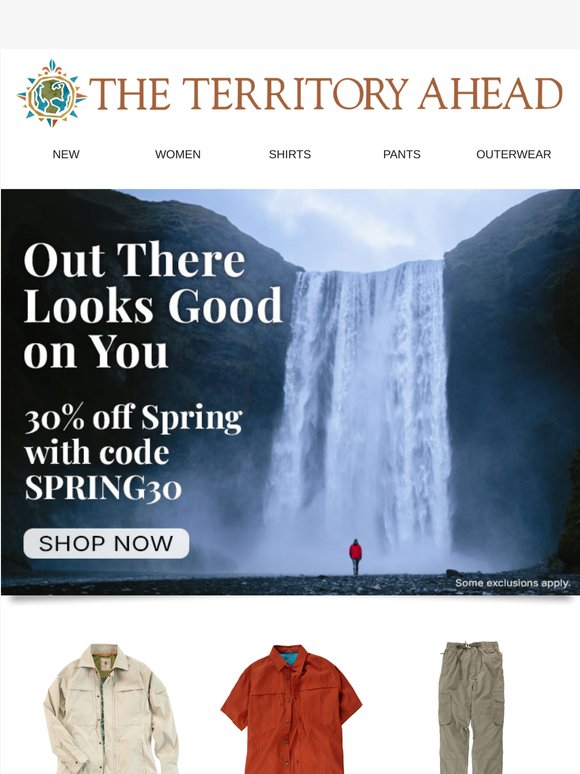30% Off Spring Starts Out There
