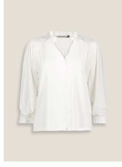 Annie Ruffle Collar Blouse