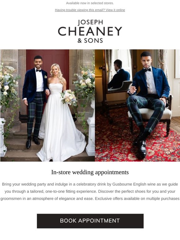 In Store Wedding Appointments
