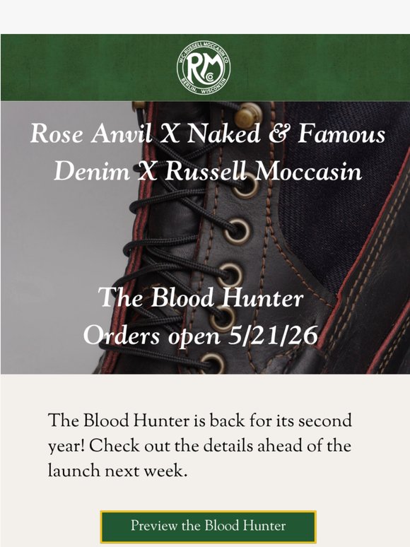 Preview the Blood Hunter Collab, launching 5/21