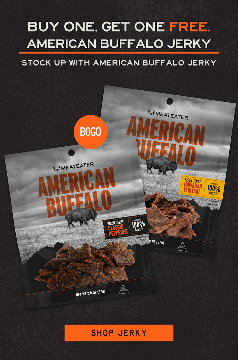 Buy one, get one FREE: Buffalo Jerky