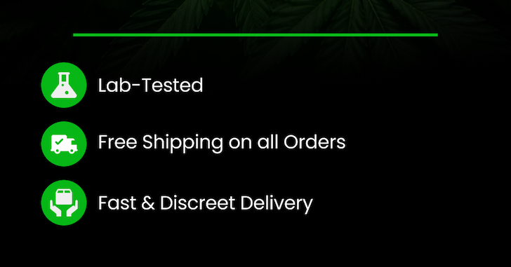 Lab Tested, Free Shipping, Fast and Discreet Delivery