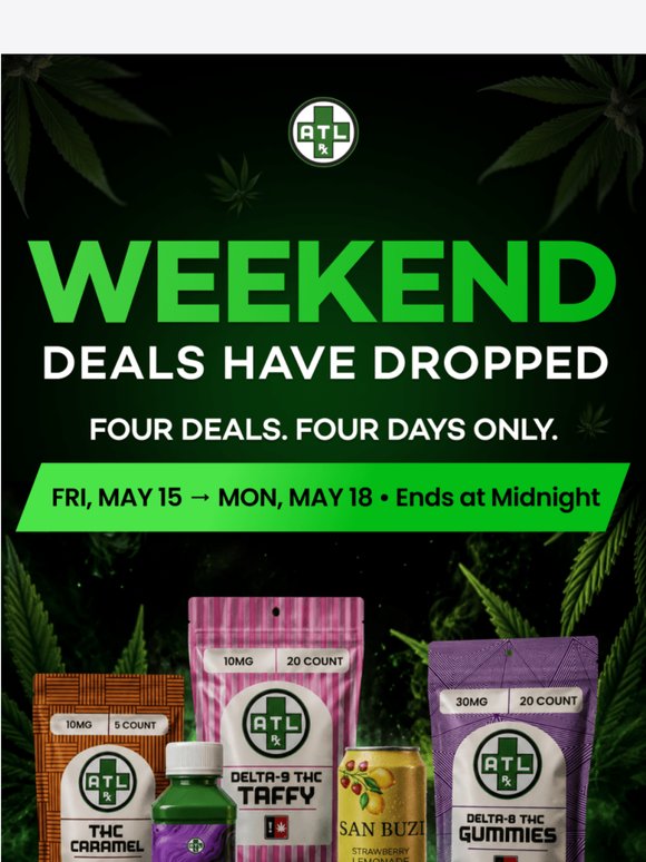 Your Weekend Just Got Better 👉 4 Deals Inside