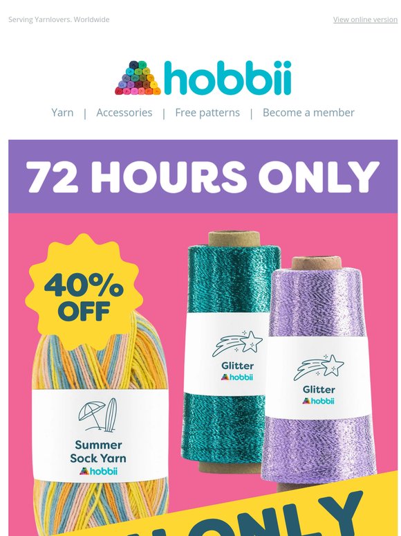 Weekend Sale: 40% Off Summer Essentials! ☀️