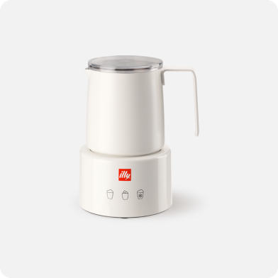 Milk Frother with Illy Logo on It