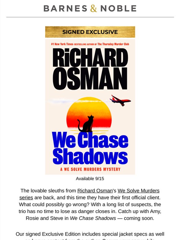 SIGNED | Richard Osman's Latest Cleverly Plotted Whodunit
