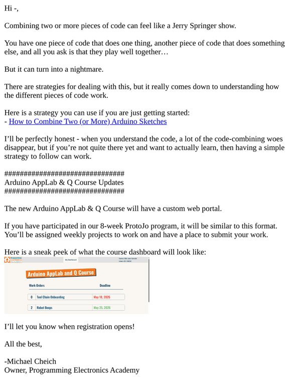 Jerry Springer Code