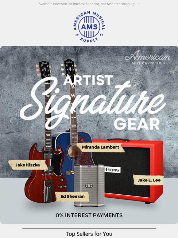 SIGNATURE GEAR 🌟 Hot Picks from Your Favorite Artists!