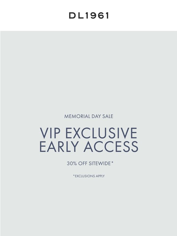 Before Everyone Else: Your Exclusive 30% Off