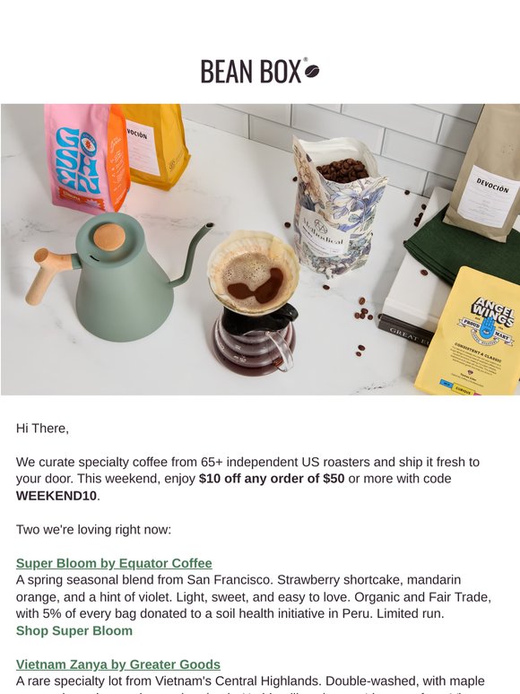 We gifted you $10 Coffee Cash this weekend ☕️💰