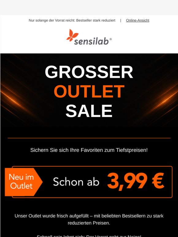 🔥 Outlet-Deals ab 3,99 €