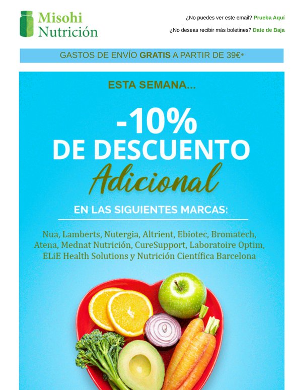 Tus Marcas Favoritas con un -10% Adicional