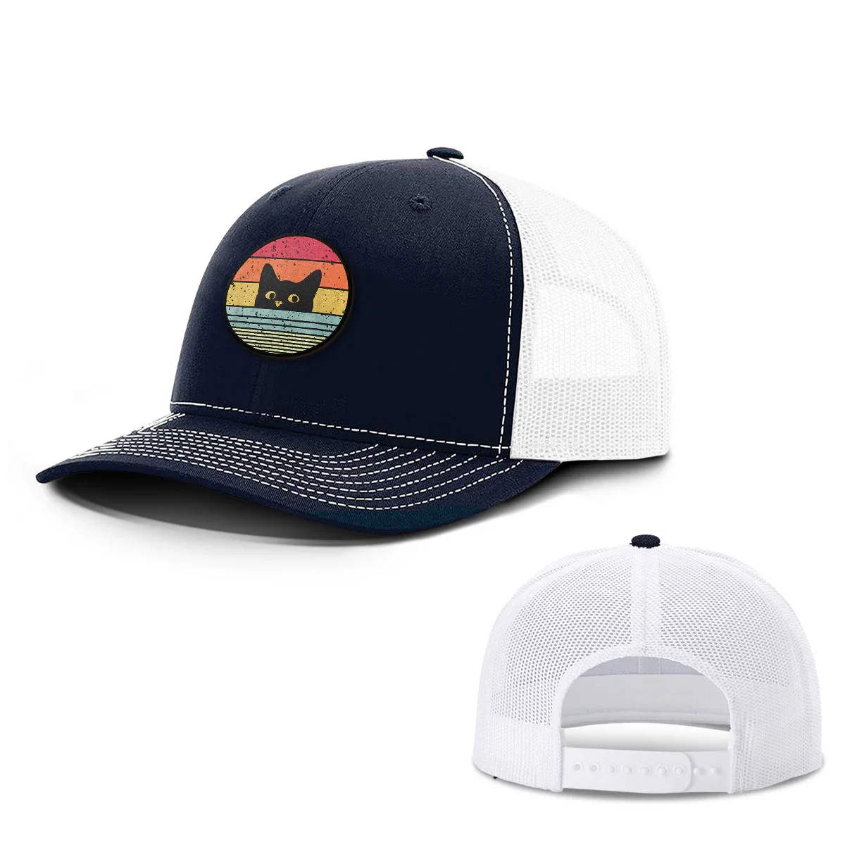 Image of Retro Cat Patch Hats