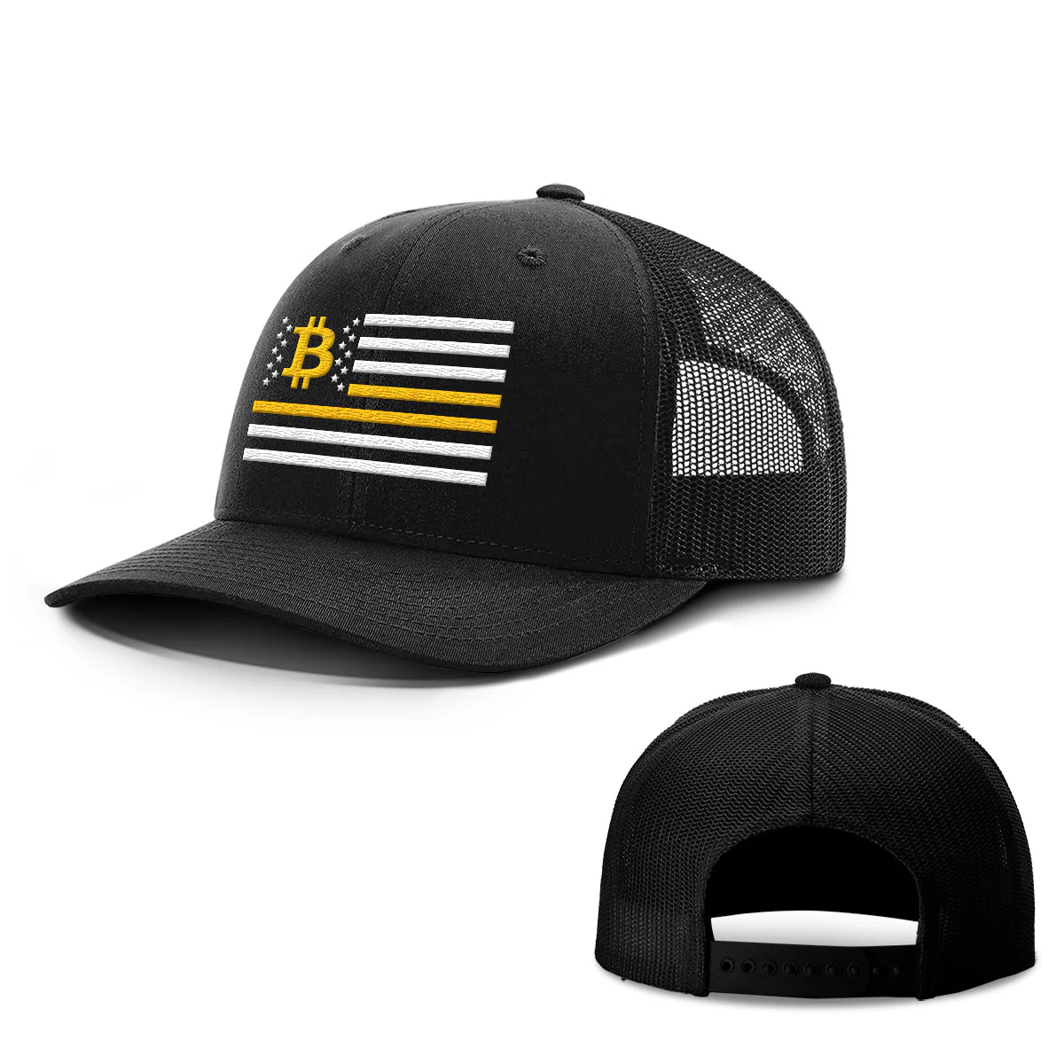 Image of Bitcoin Flag Hats
