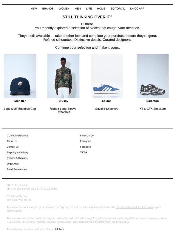 Product you're considering still await
