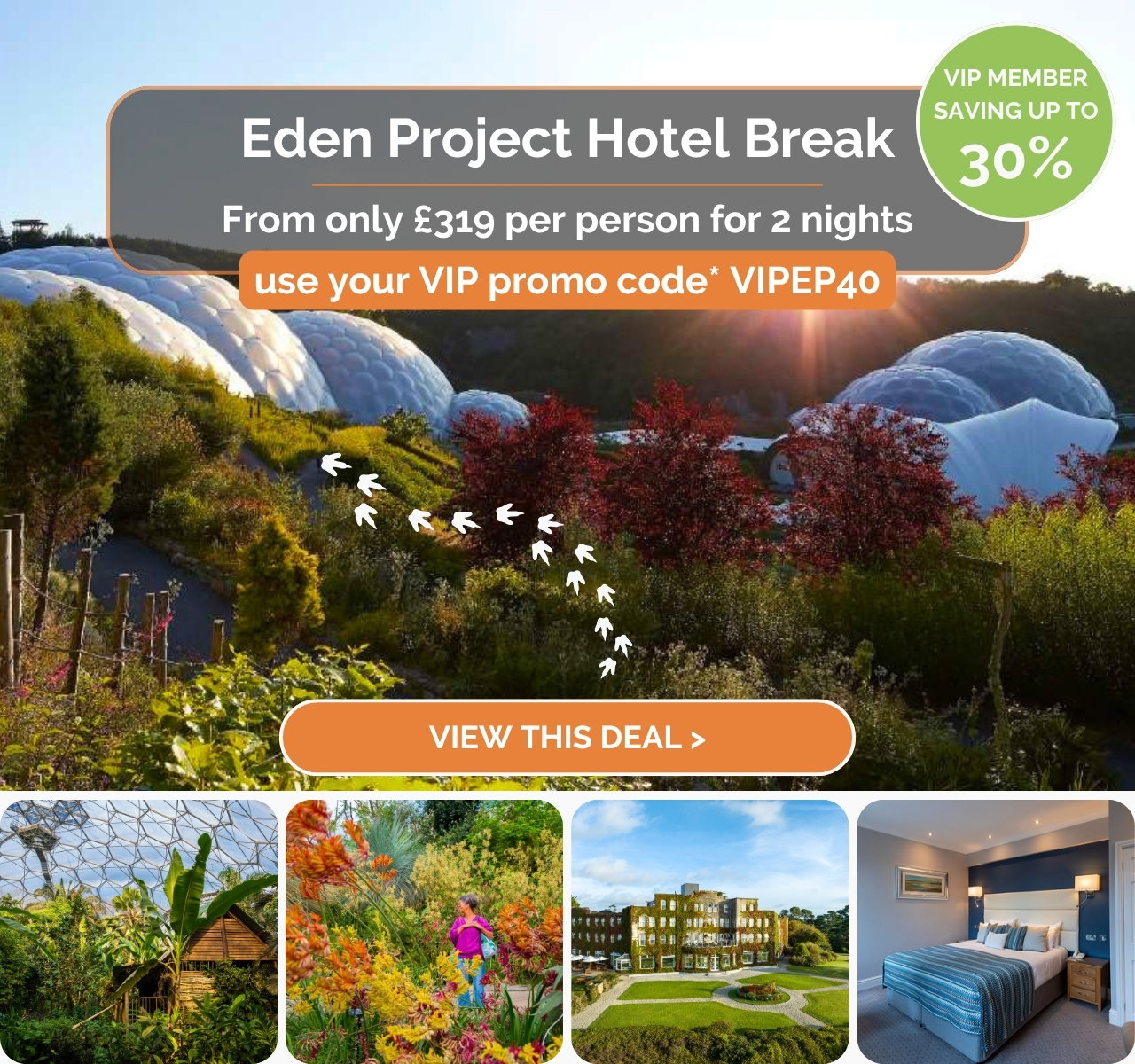 Eden Project Hotel Break - The Carlyon Bay Hotel