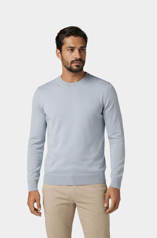 BOSS Black Pullover Blauw