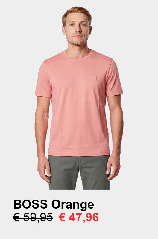 BOSS Orange T-Shirt Roze