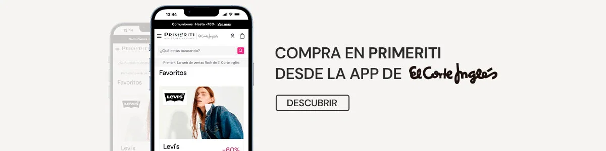 Compra en Primeriti desde la App de El Corte Inglés