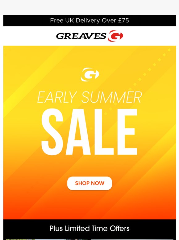 Early Summer Sale + Limited time offers inside
