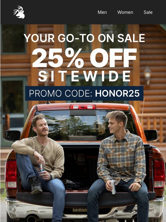 Hurry! 25% Off Everything!