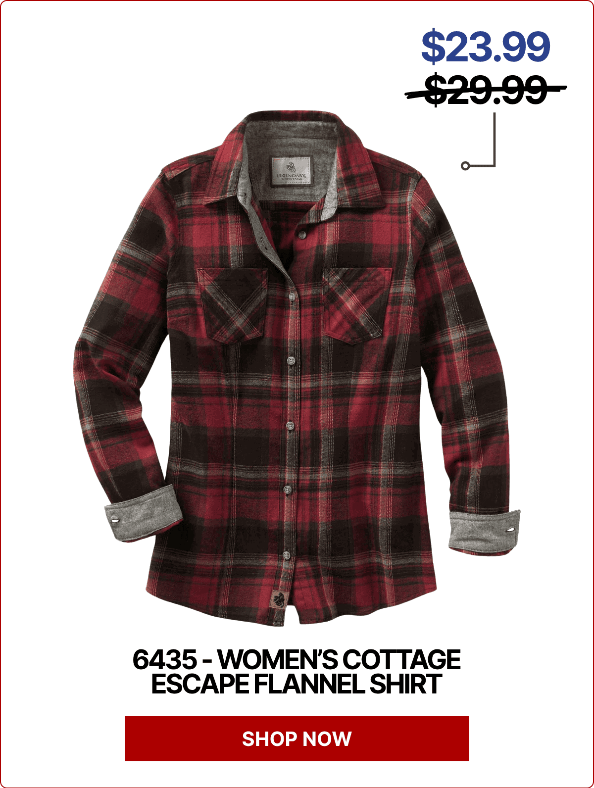 Women's Cottage Escape Flannel Shirt
