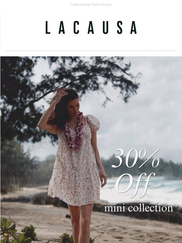 30% Off The Mini Collection