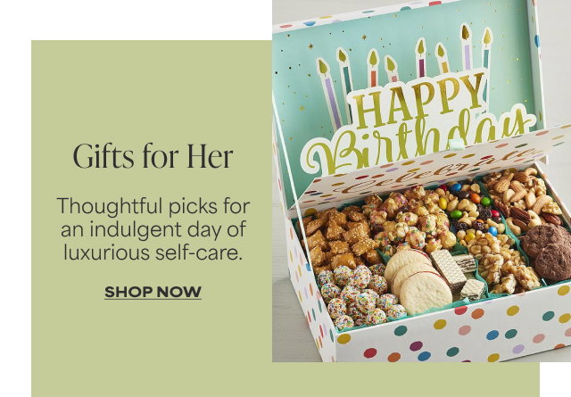Gifts for Her - Thoughtful picks for an indulgent day of luxurious self-care.