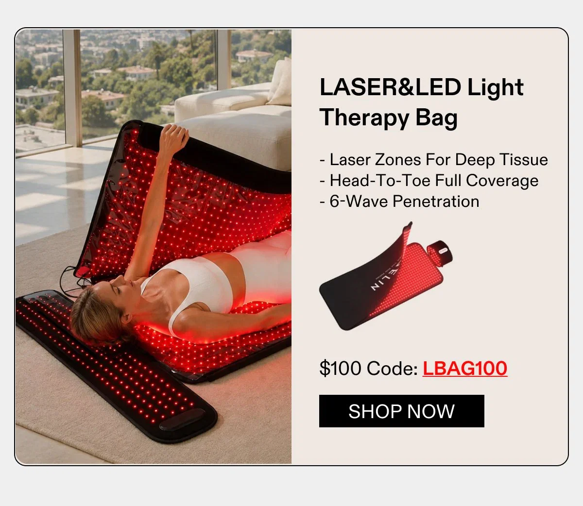 Laser&LED Light Therapy Bag