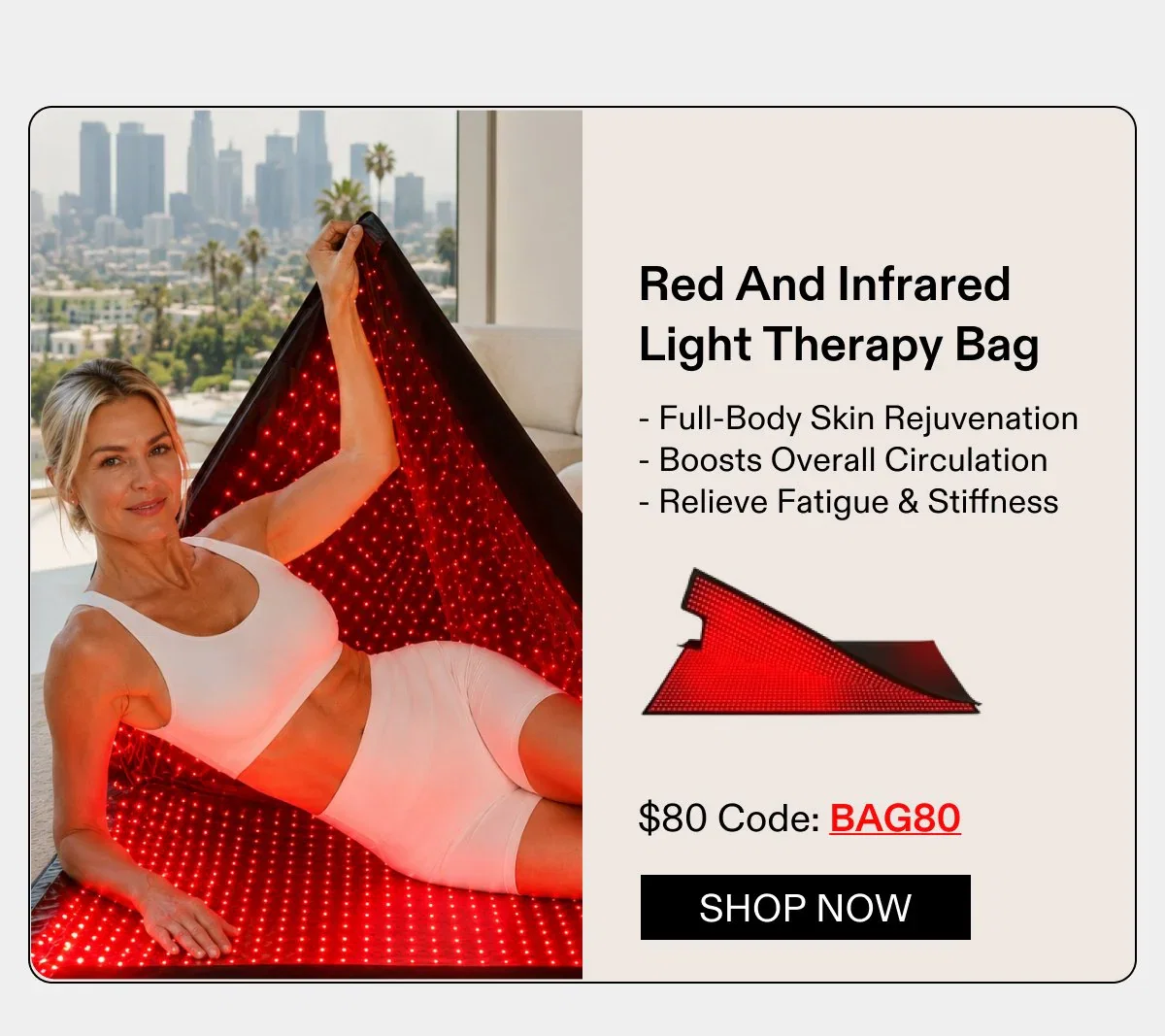 Red and Infrared Light Therapy Bag