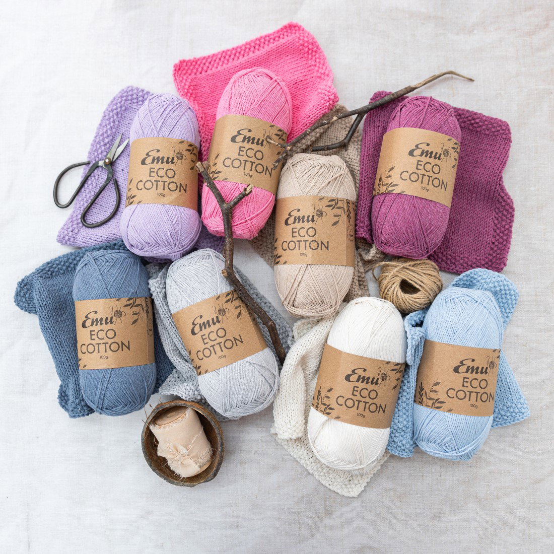Image of Emu Eco-Cotton DK Yarn 100 grm Ball