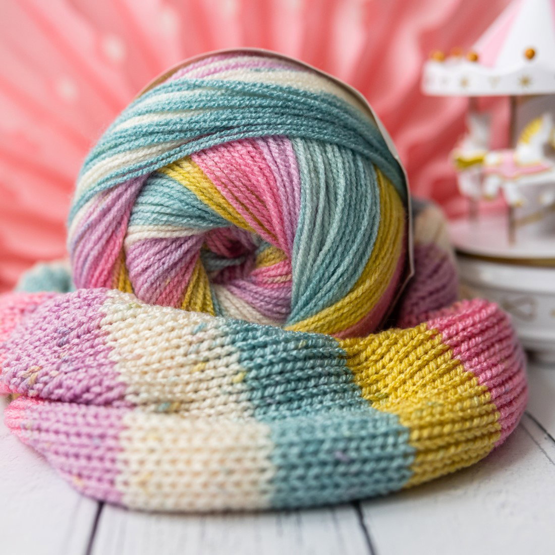 Image of Emu Funfair Swirl DK Yarn 150 grm Ball