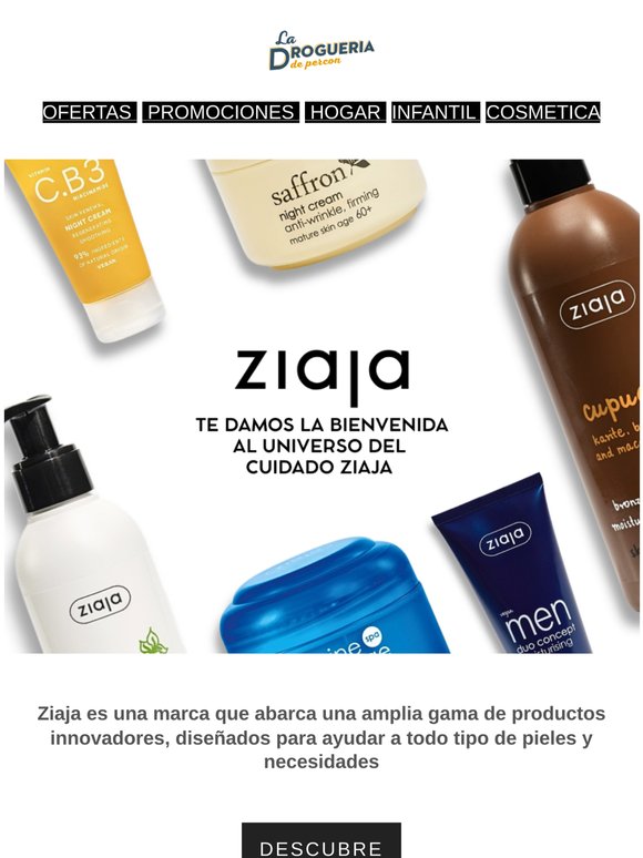 Novedad ZIAJA Cuidado de la Piel 🧴