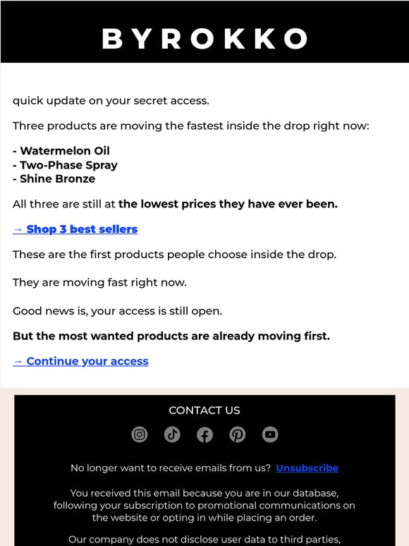 Secret access update ⚠️