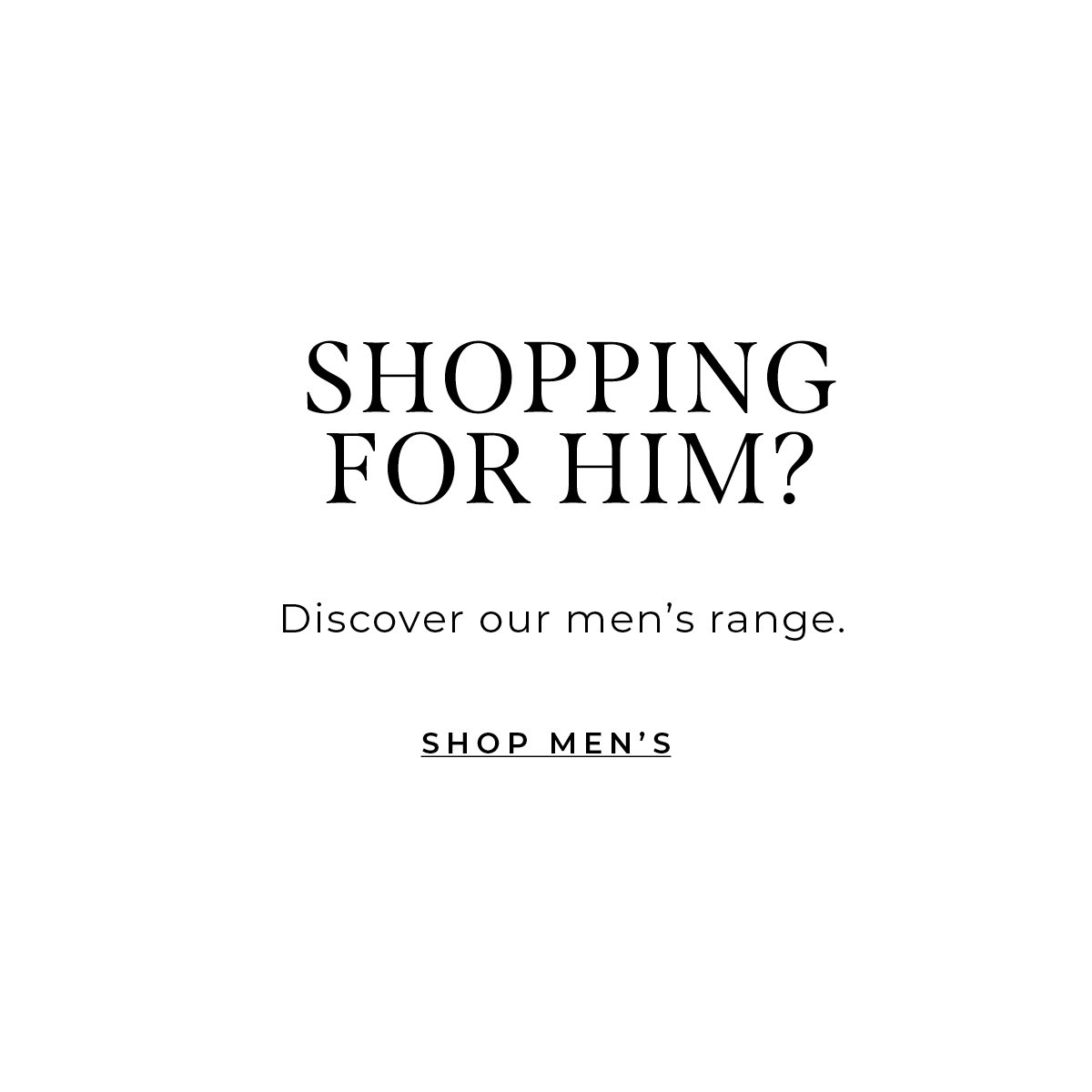 Shop men's