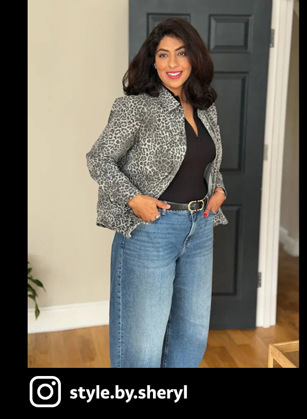 Neutral Animal Print Barn Jacket