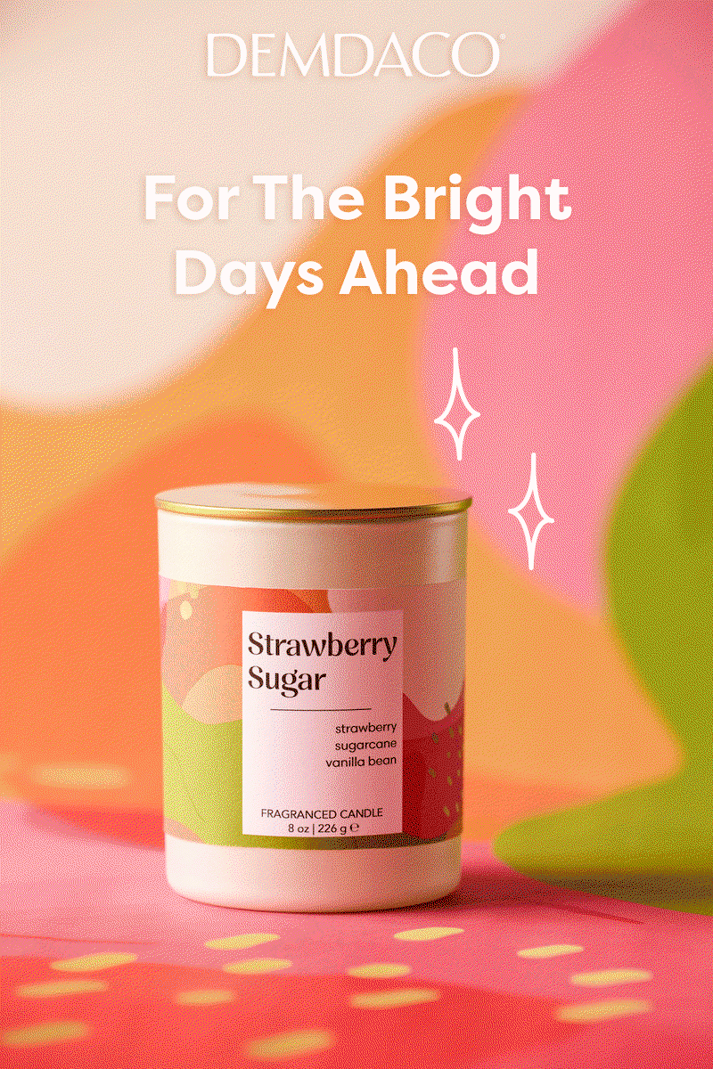 Strawberry Sugar Candle