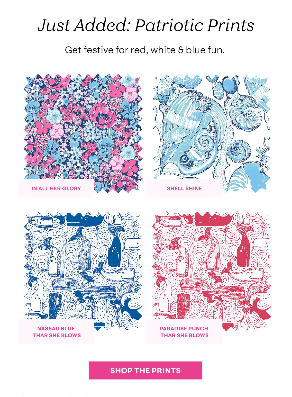 Just Added: Patriotic Prints