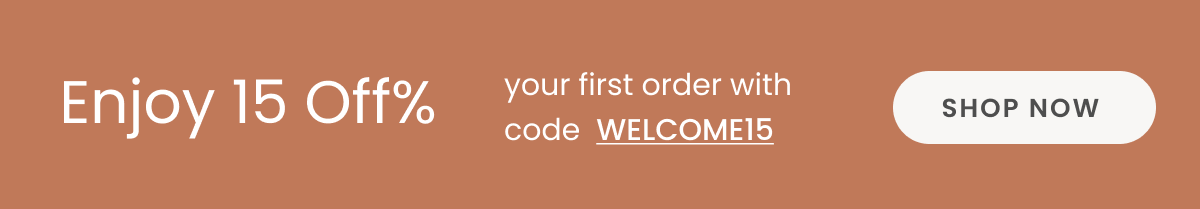 15% off With Code WELCOME15