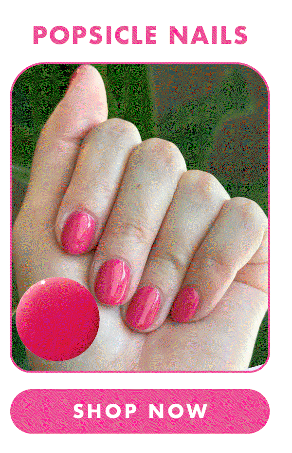 Popsicle nails. Shop now.